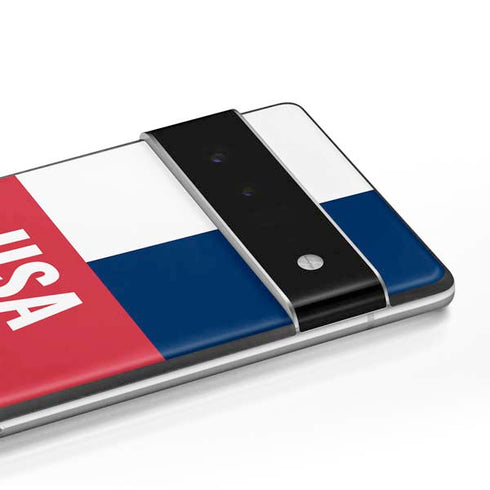 USA Flag Color Block Google Pixel 6 Skin